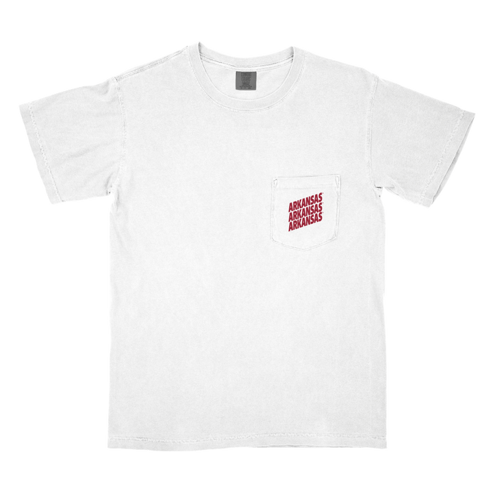 Arkansas Football Top Plays Pocket T - Shirt - Shop B - Unlimited - men tee