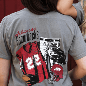 Arkansas Geared Up Pocket T Shirt - Shop B-Unlimited