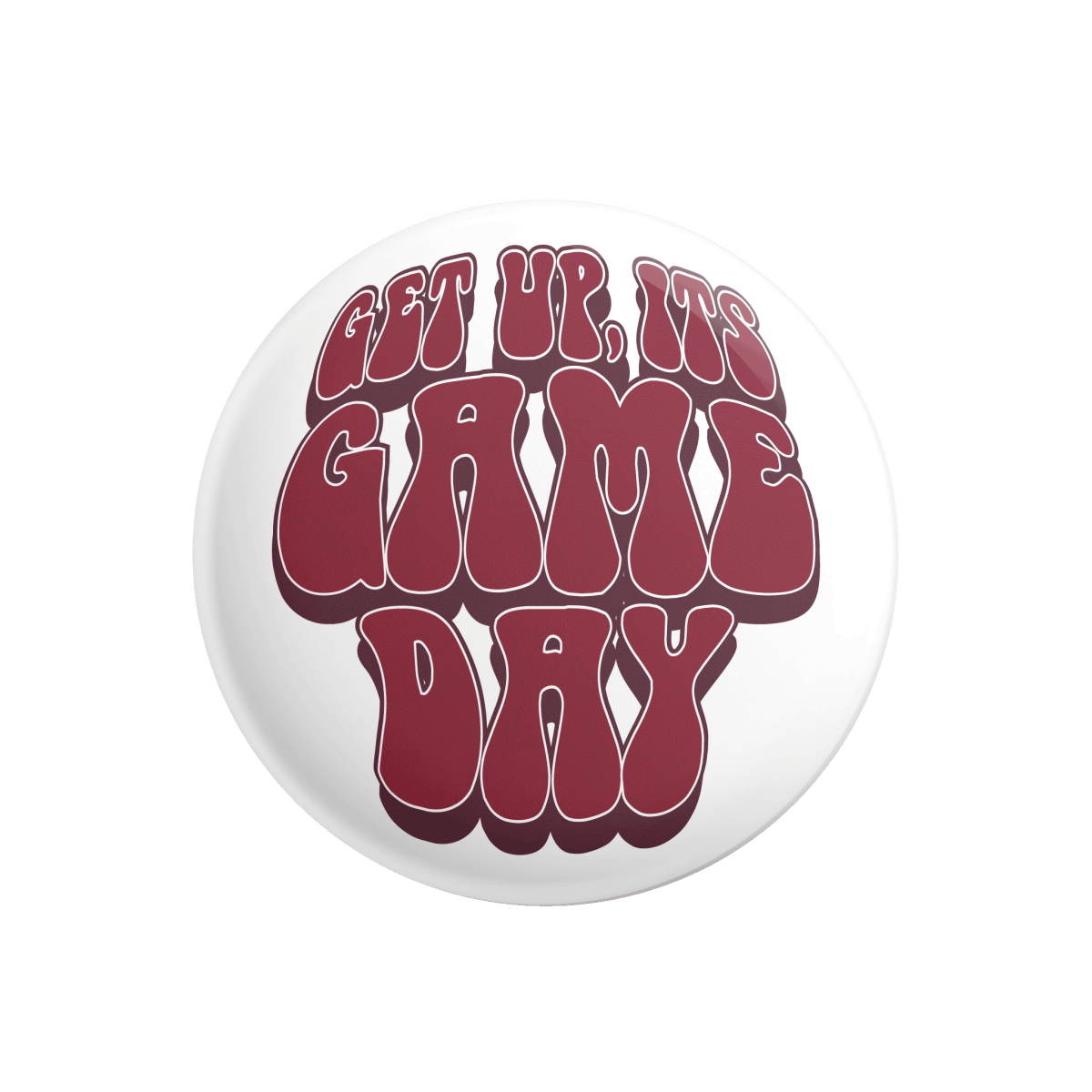 Arkansas Get Up Its Gameday Button - Shop B - Unlimited - novelty pin