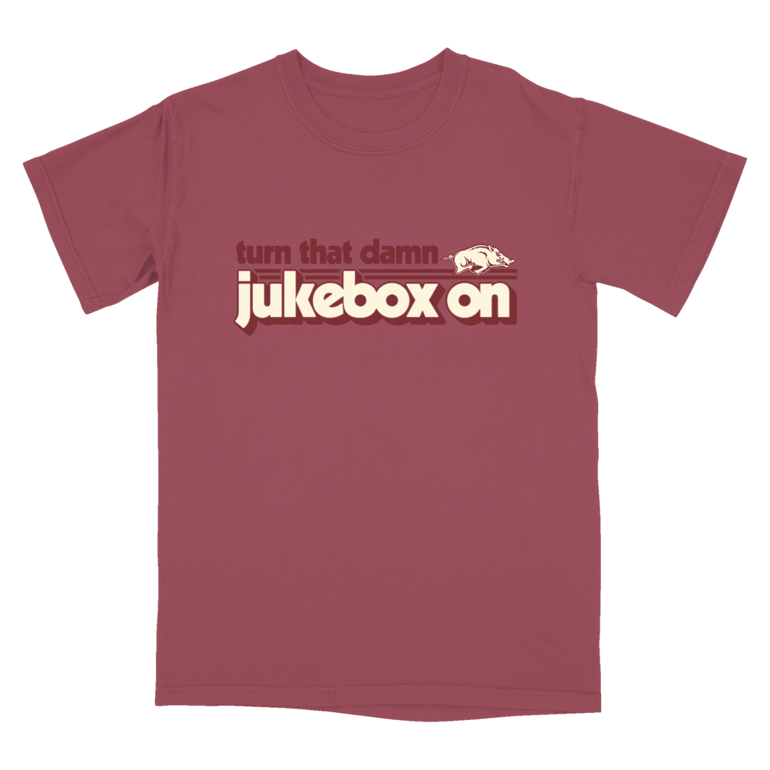 Arkansas Groovy Jukebox - Shop B - Unlimited - men tee
