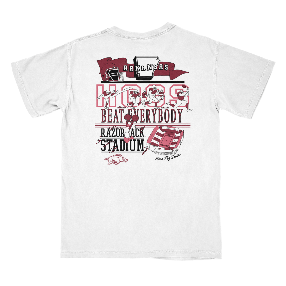 Arkansas Highlight Reel Pocket T-Shirt - Shop B-Unlimited