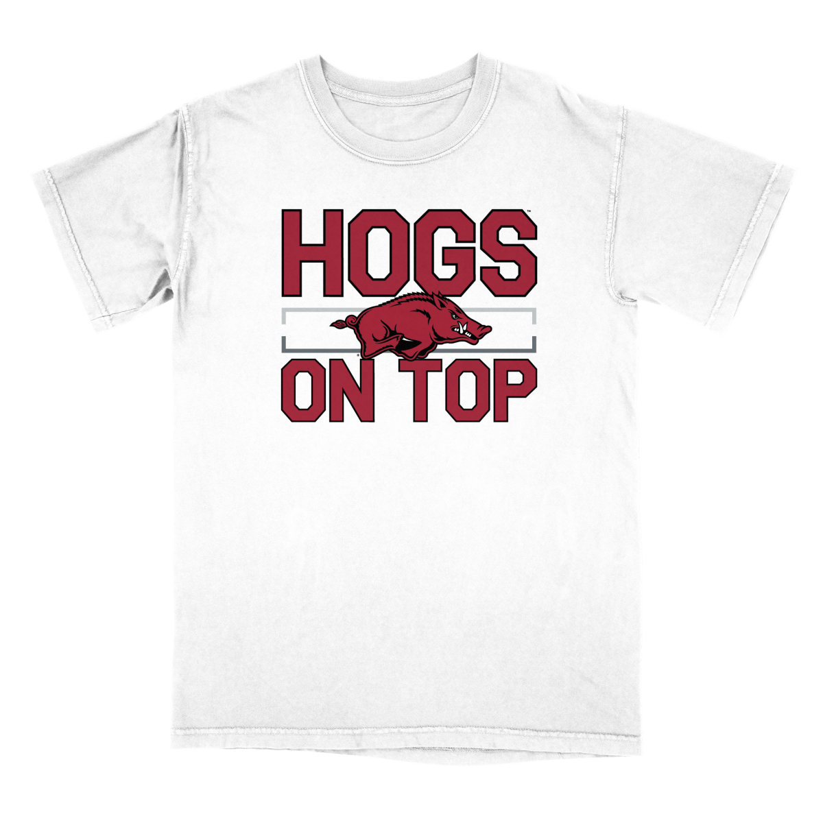 Arkansas Hogs on Top T-shirt - Shop B-Unlimited