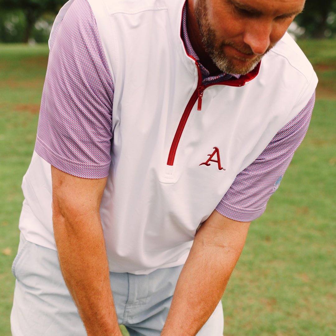 University of Arkansas Arkansas Horn Legend 1/4 Zip Vest Shop.B