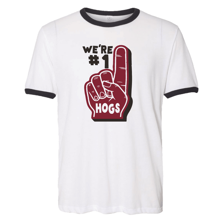 Arkansas Number One Ringer T - Shirt - Shop B - Unlimited - men tee