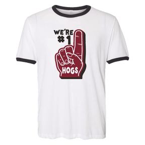 Arkansas Number One Ringer T-Shirt - Shop B-Unlimited