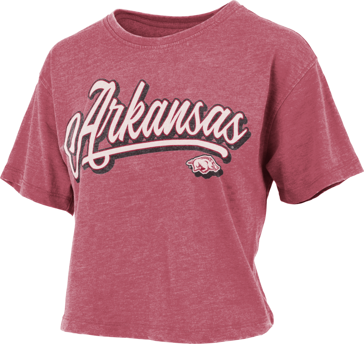 Arkansas Pressbox Harlow WL Cropped T-Shirt - Shop B-Unlimited