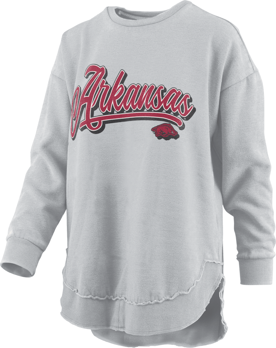 Arkansas Pressbox Poncho Fleece Harlow Sweatshirt - Shop B-Unlimited