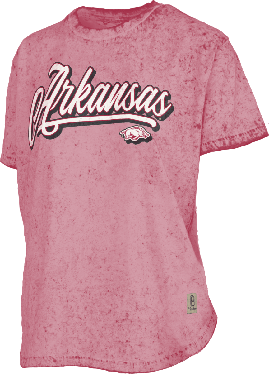 Arkansas Pressbox Sunwash Harlow T-Shirt - Shop B-Unlimited