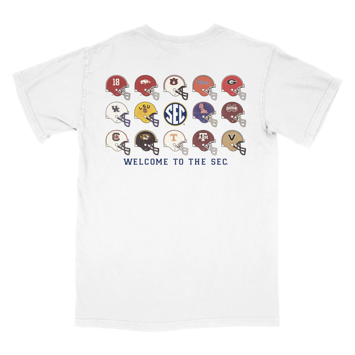 Arkansas SEC Helmets T Shirt - Shop B-Unlimited