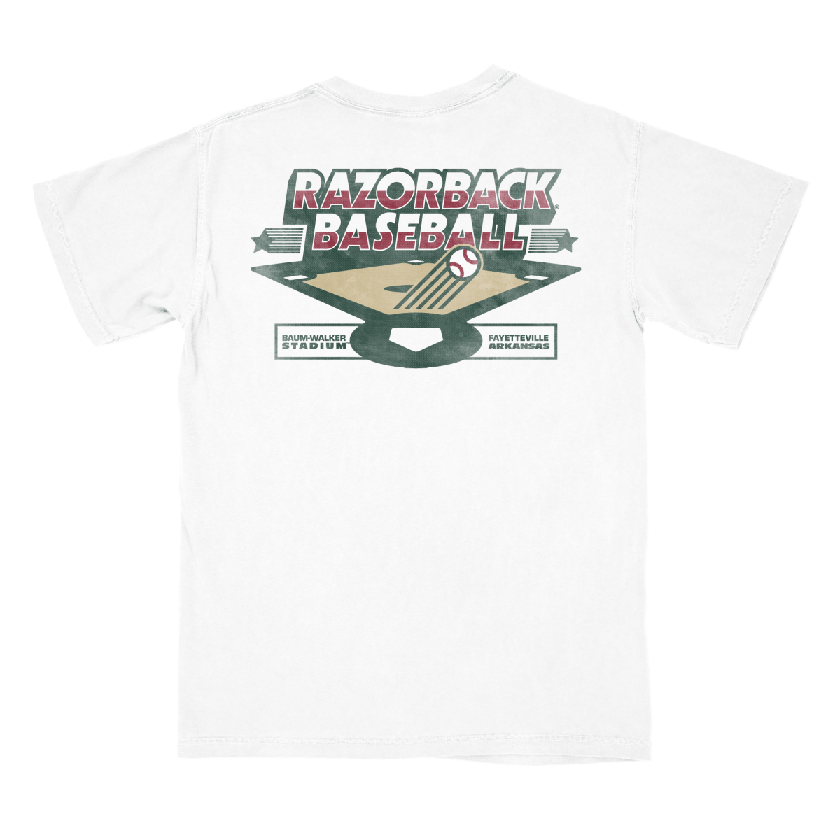 Arkansas Star Crossed Baseball T-Shirt - Shop B-Unlimited