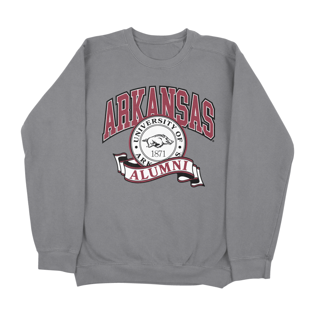 Arkansas Throwback Alumni Crest Sweatshirt - Shop B-Unlimited