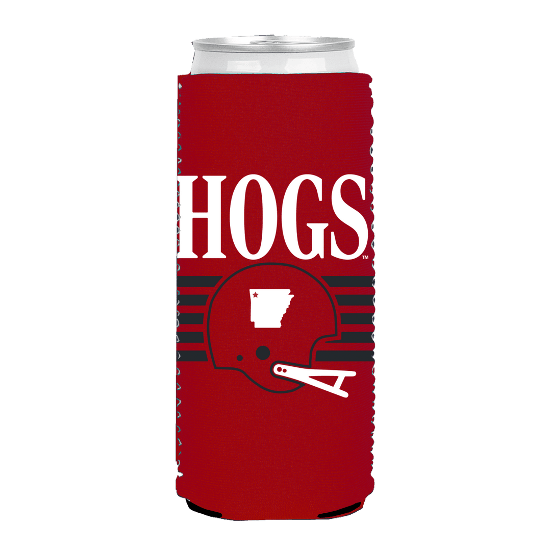 Arkansas Throwback Helmet Can Cooler - Shop B - Unlimited - novelty drinkware