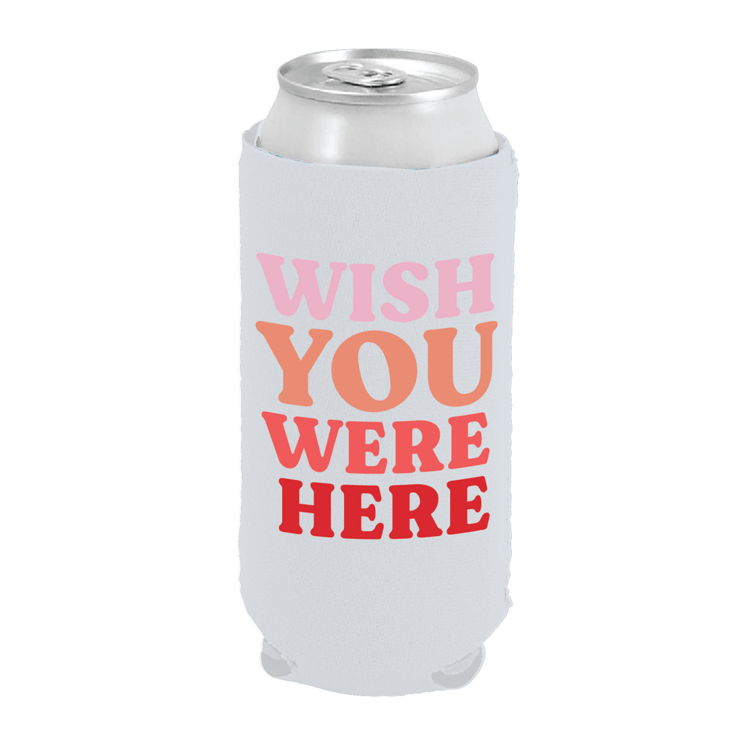Arkansas Wish You Were Here Slim Can Cooler - Shop B - Unlimited - novelty drinkware