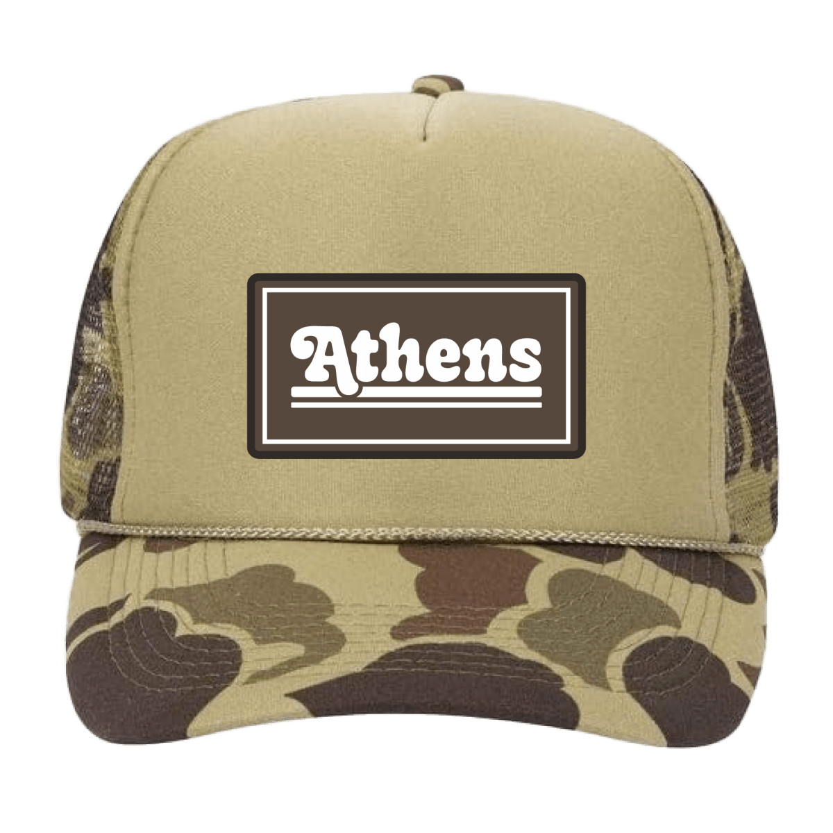 Athens Camo City Trucker Hat - Shop B-Unlimited