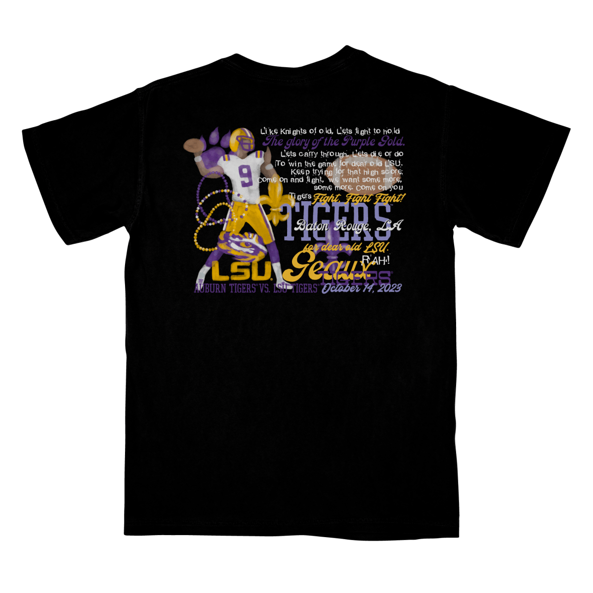 Auburn Vs. LSU Game Day T-Shirt 2023 - Shop B-Unlimited