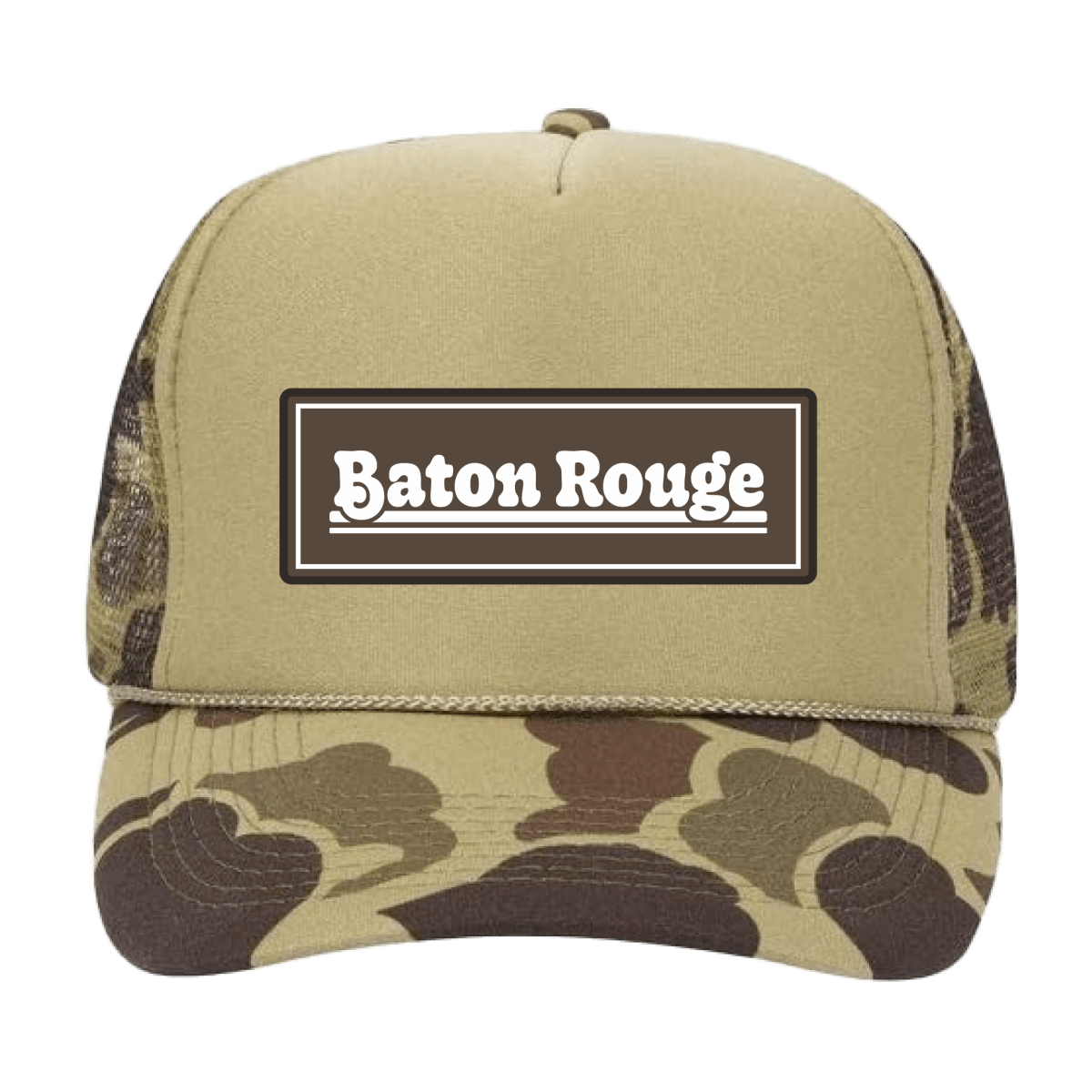 Baton Rouge City Camo Trucker Hat - Shop B-Unlimited
