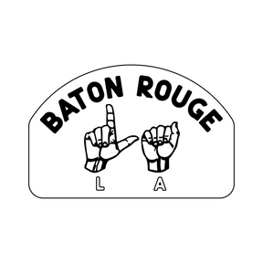 Baton Rouge Die Cut Stickers - Shop B-Unlimited