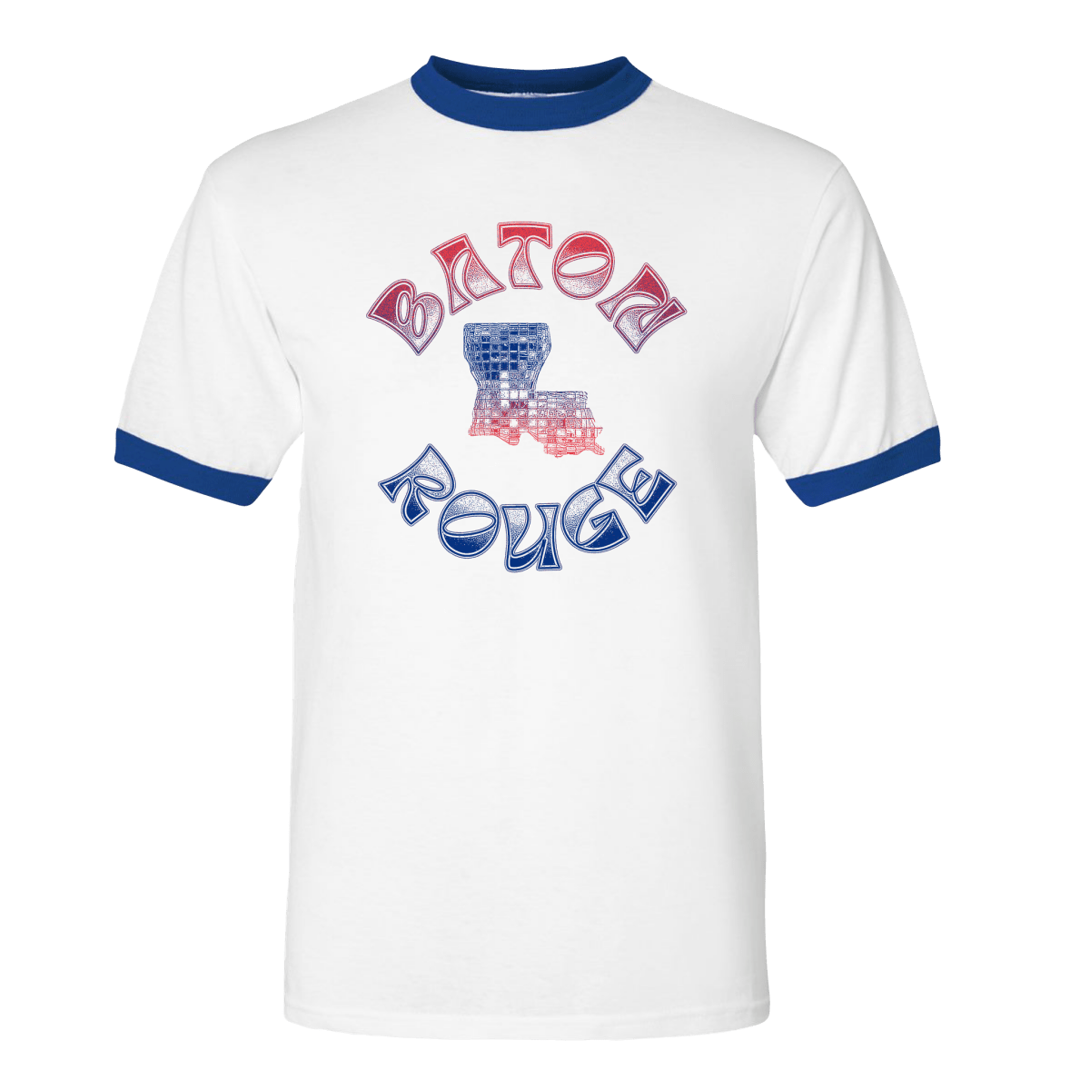 Baton Rouge Disco City Ringer T - Shirt - Shop B - Unlimited - women tee