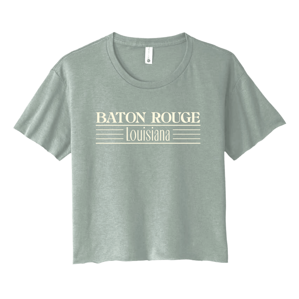 Baton Rouge Natural City Cropped T - Shirt - Shop B - Unlimited - women crop