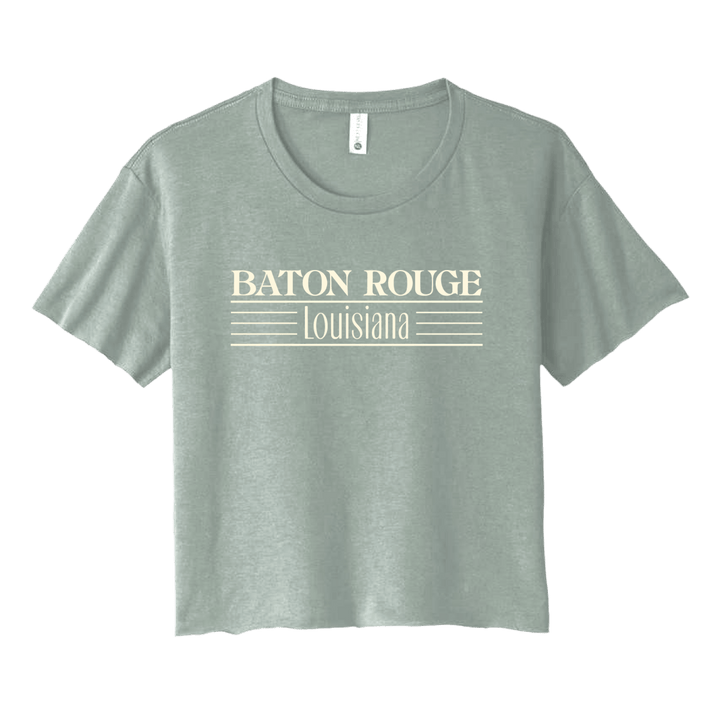 Baton Rouge Natural City Cropped T - Shirt - Shop B - Unlimited - women crop