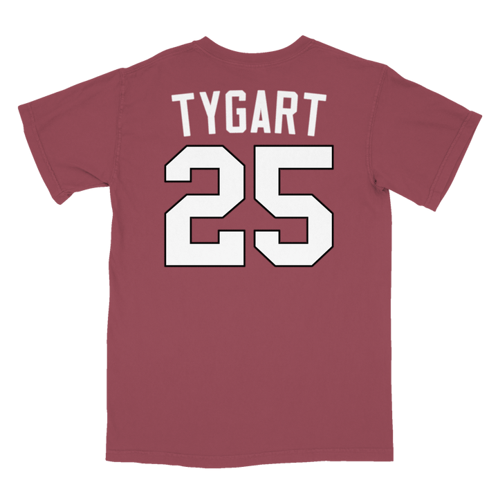 Brady Tygart Red Throwback Jersey T - shirt - Shop B - Unlimited - men tee