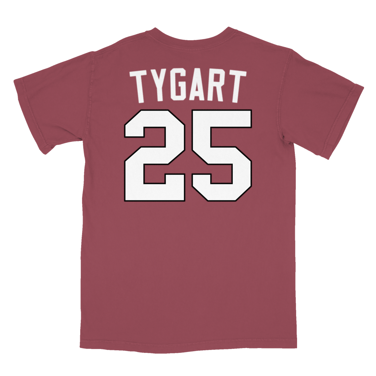 Brady Tygart Red Throwback Jersey T-shirt - Shop B-Unlimited