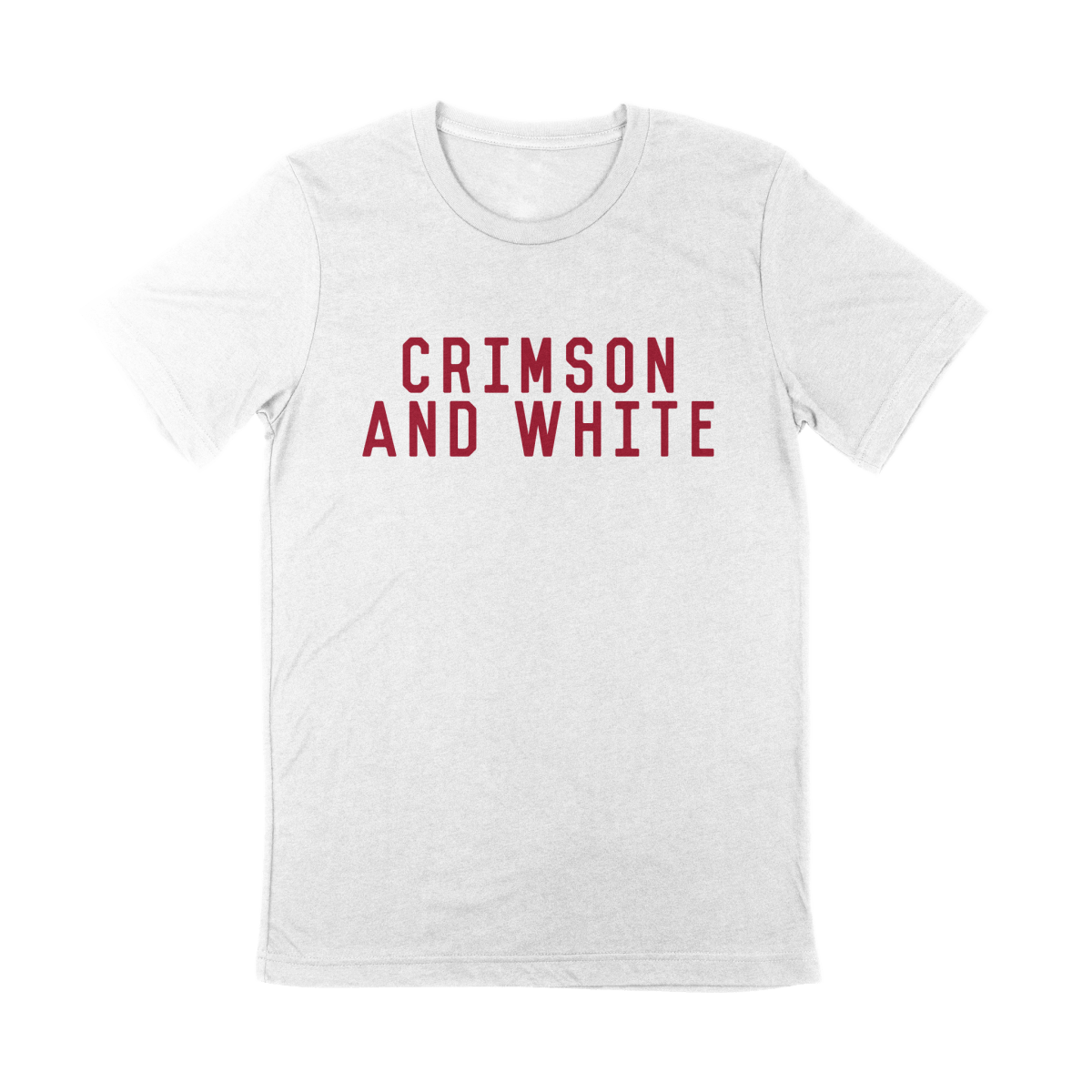 Crimson and White T-Shirt - Shop B-Unlimited
