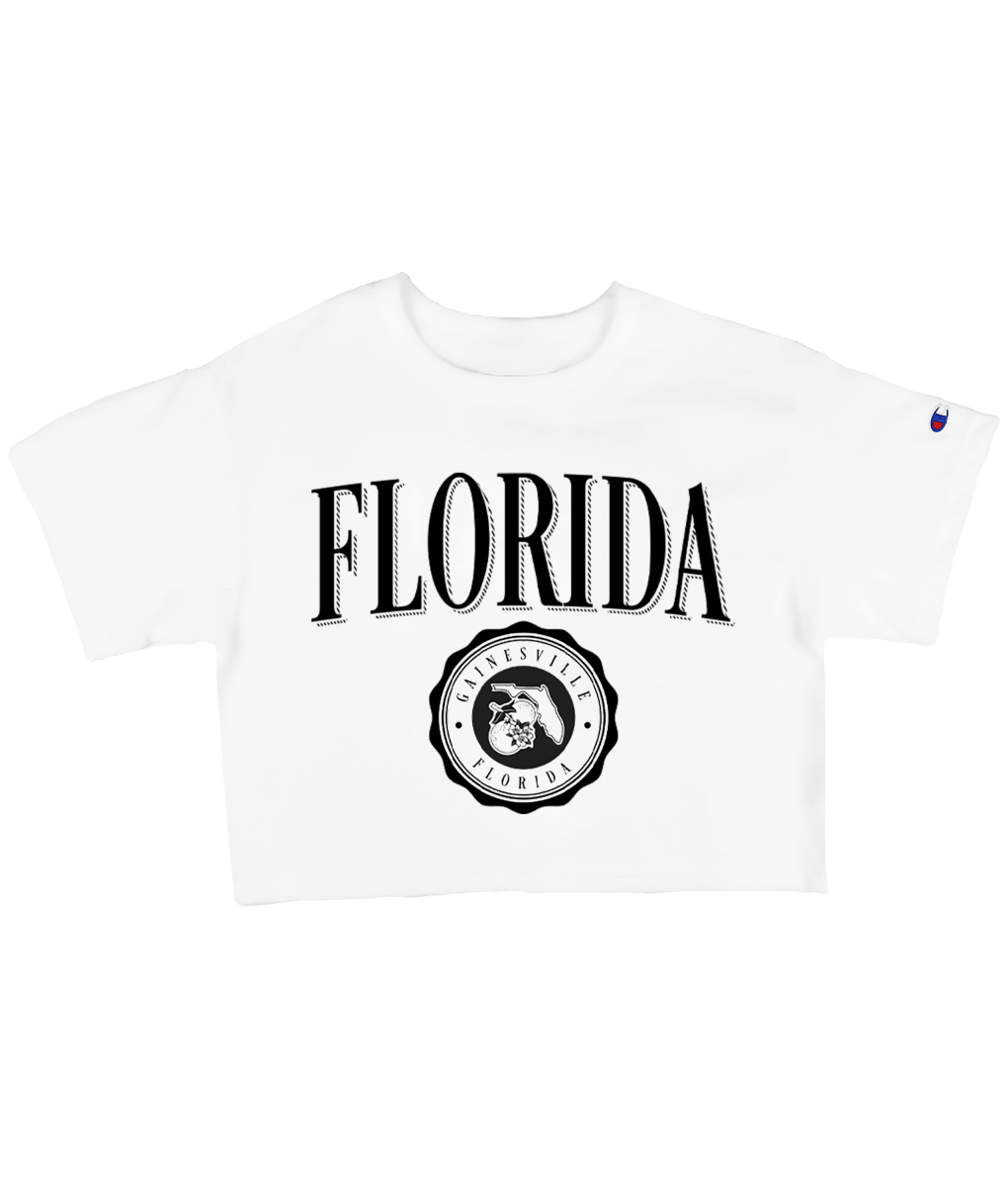 Florida Stamp of Approval Cropped T-Shirt - Shop B-Unlimited