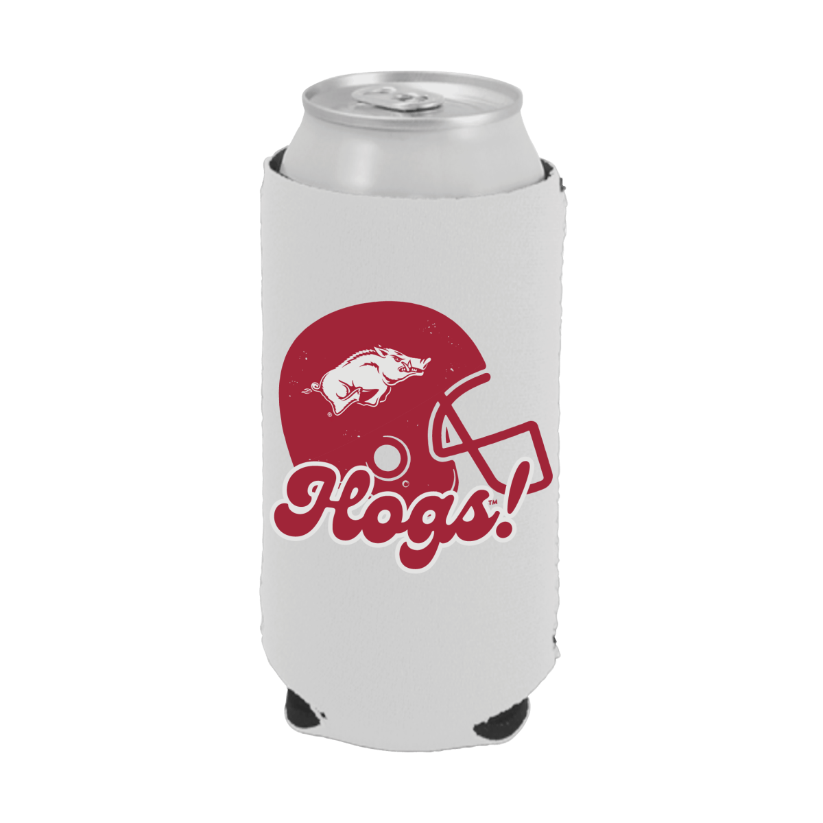 Arkansas Football Helmet Tall Can Cooler - Shop B - Unlimited - novelty drinkware