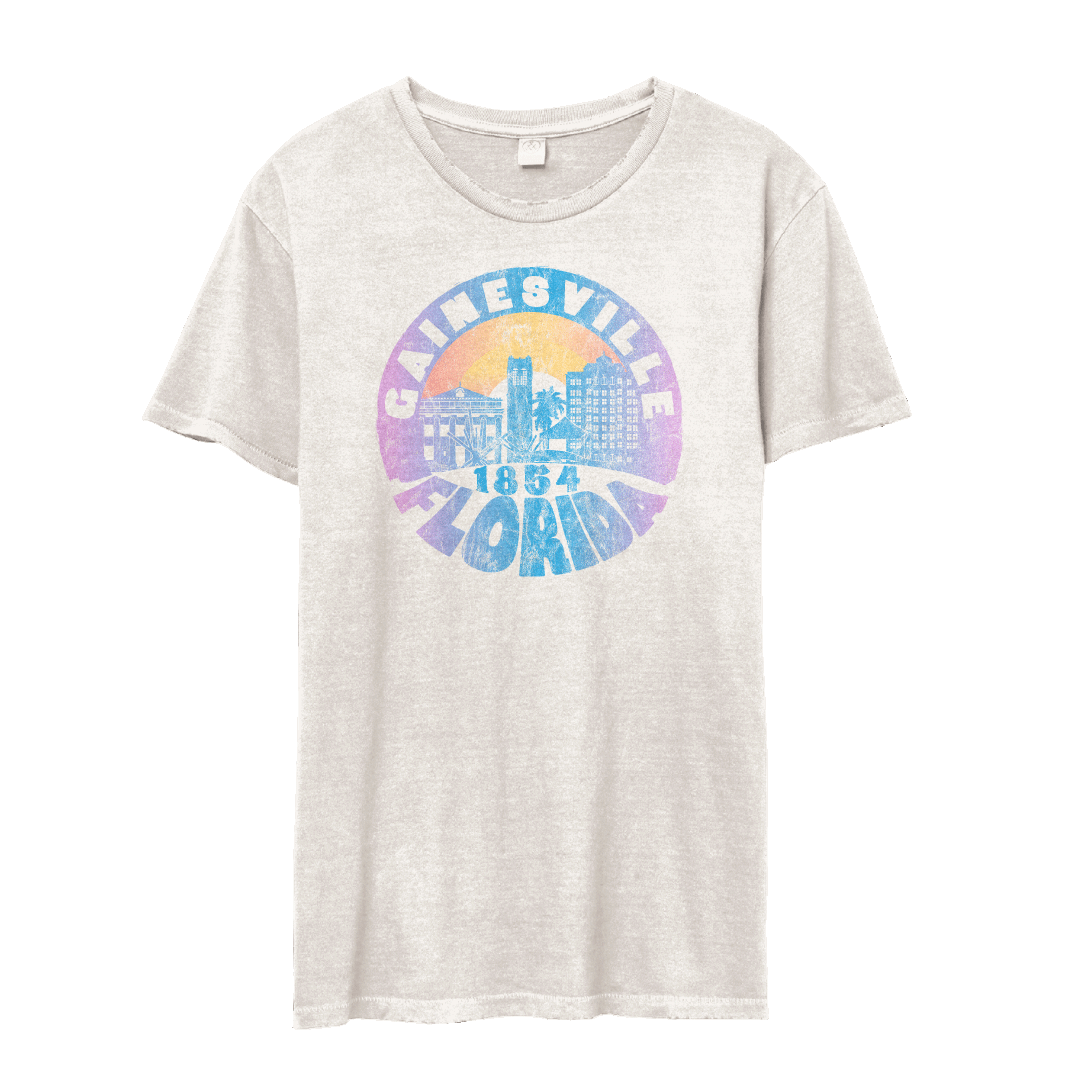 Gainesville, Florida City Ombre T-Shirt - Shop B-Unlimited