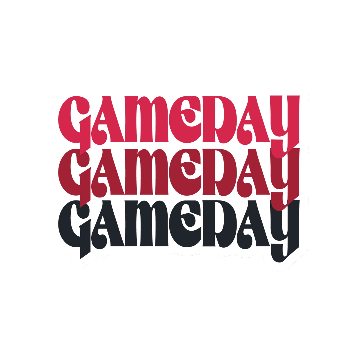 Gameday Repeat Sticker - Shop B - Unlimited - novelty sticker