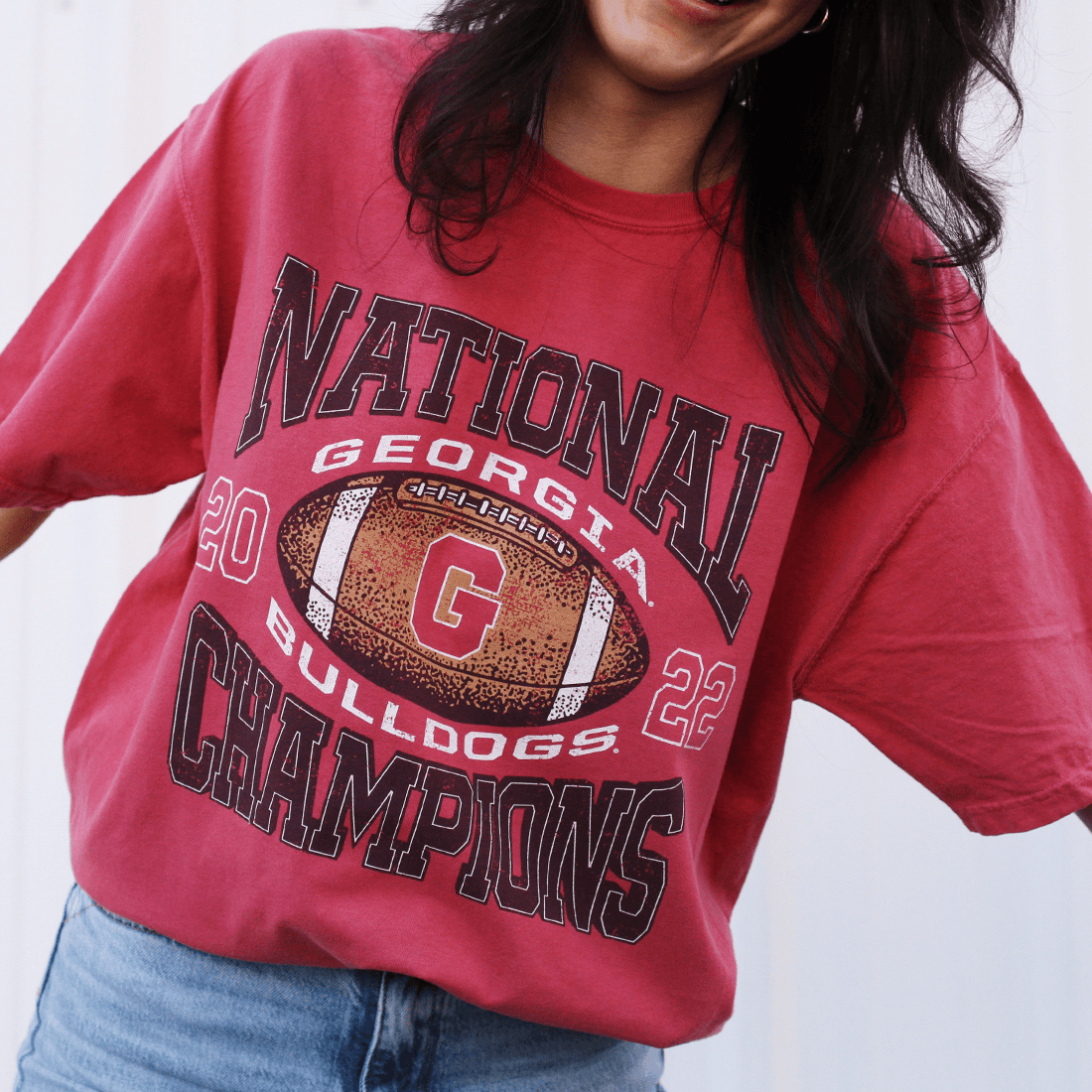 Pink georgia bulldog shirts sales