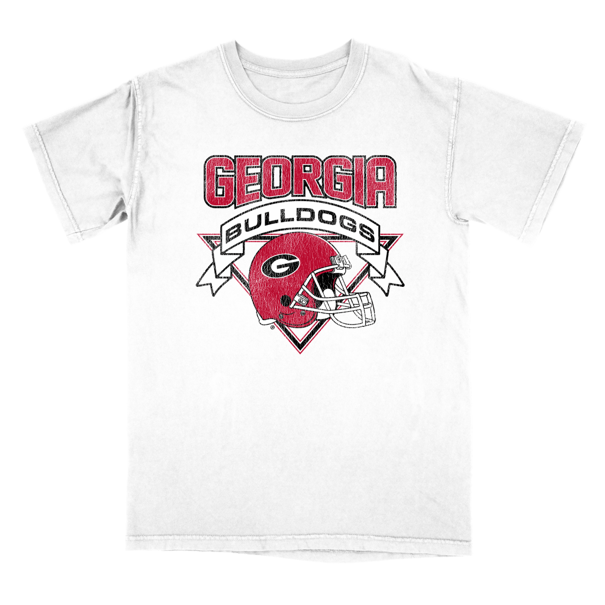 Georgia Vintage Football Helmet T-Shirt - Shop B-Unlimited