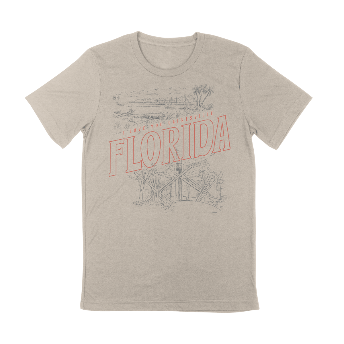 I Love You Florida T - Shirt - Shop B - Unlimited - men tee