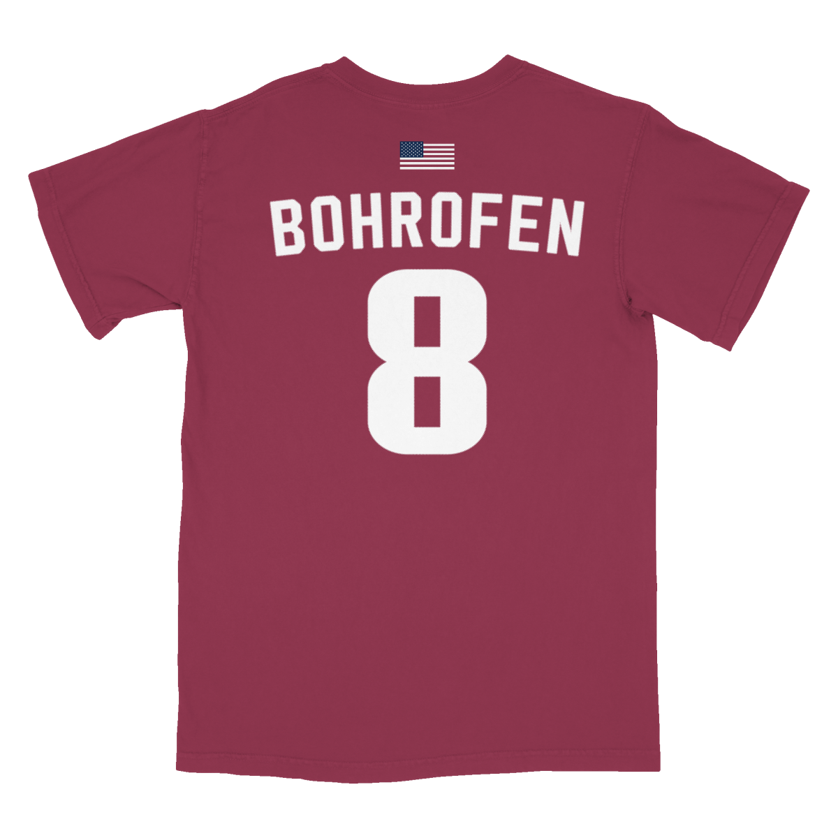 Jace Bohrofen Red Jersey T-Shirt - Shop B-Unlimited
