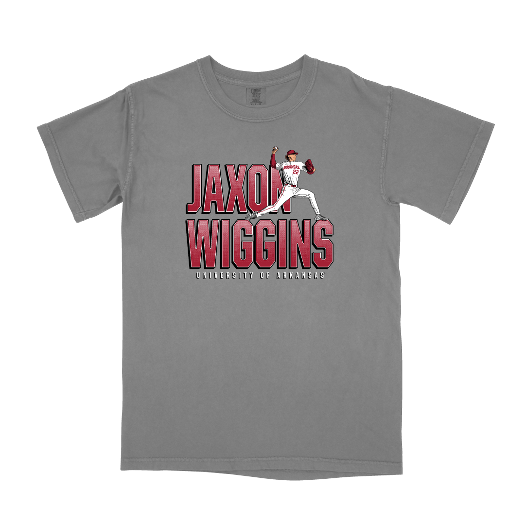 Jaxon Wiggins Pitching Silhouette T-shirt (Adult) - Shop B-Unlimited