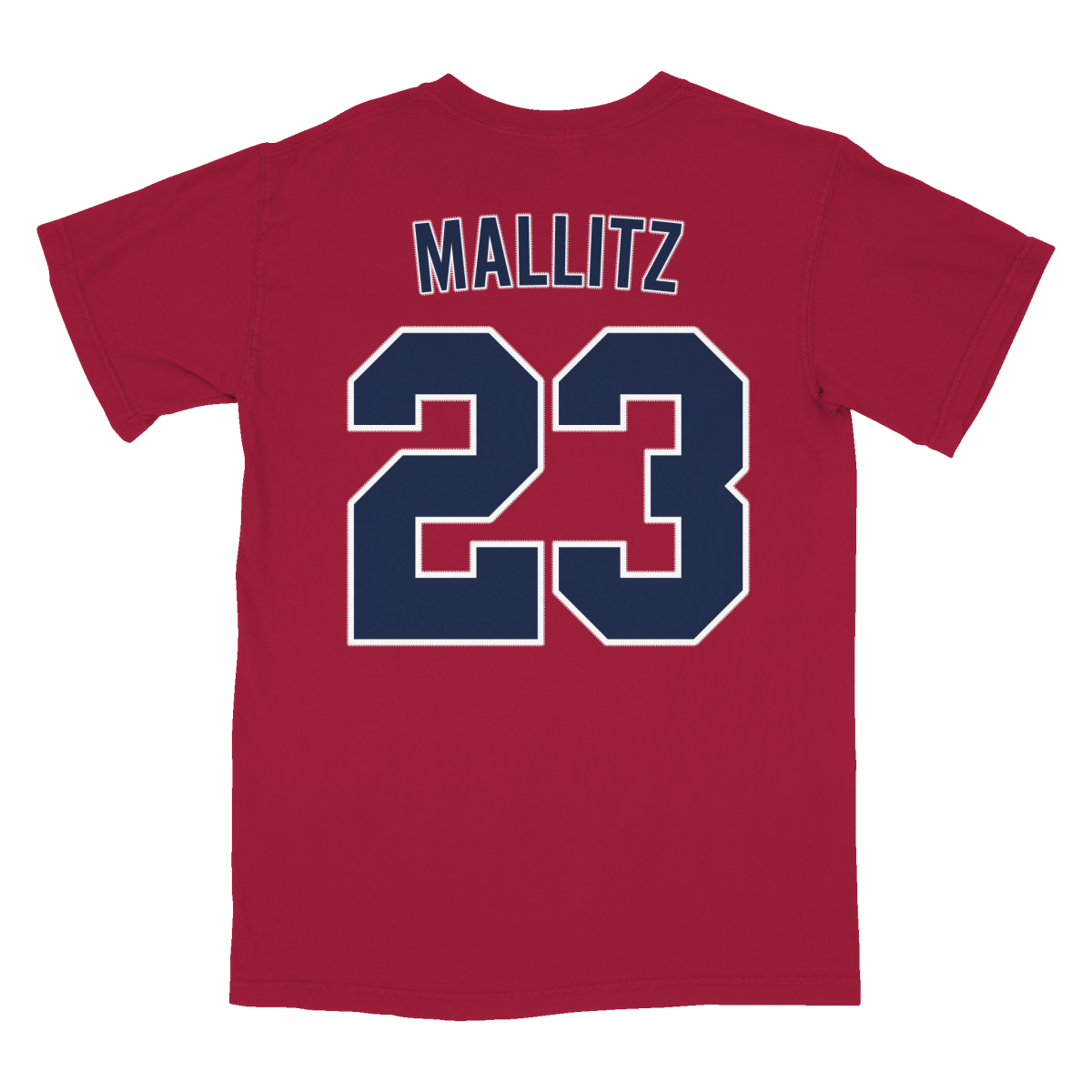Josh Mallitz Red Jersey T-Shirt - Shop B-Unlimited