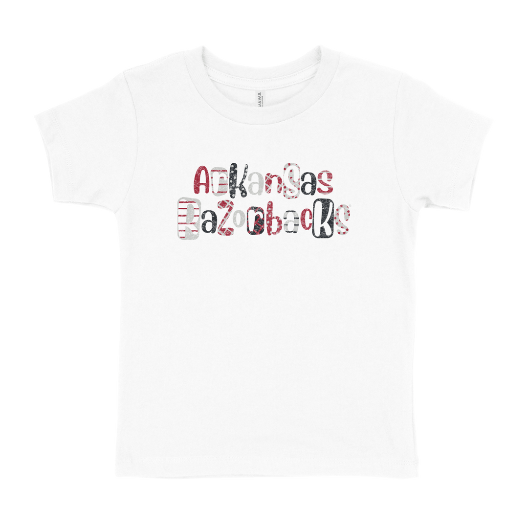 University of Arkansas Kids Stamp It Out T - Shirt - Shop B - Unlimited - youth tee