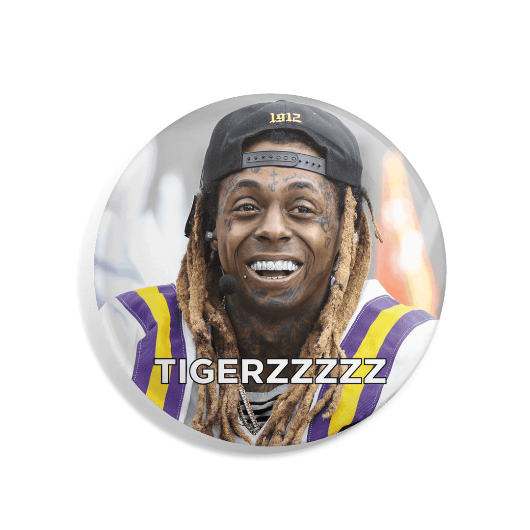 Lil Wayne Button - Shop B - Unlimited - novelty pin