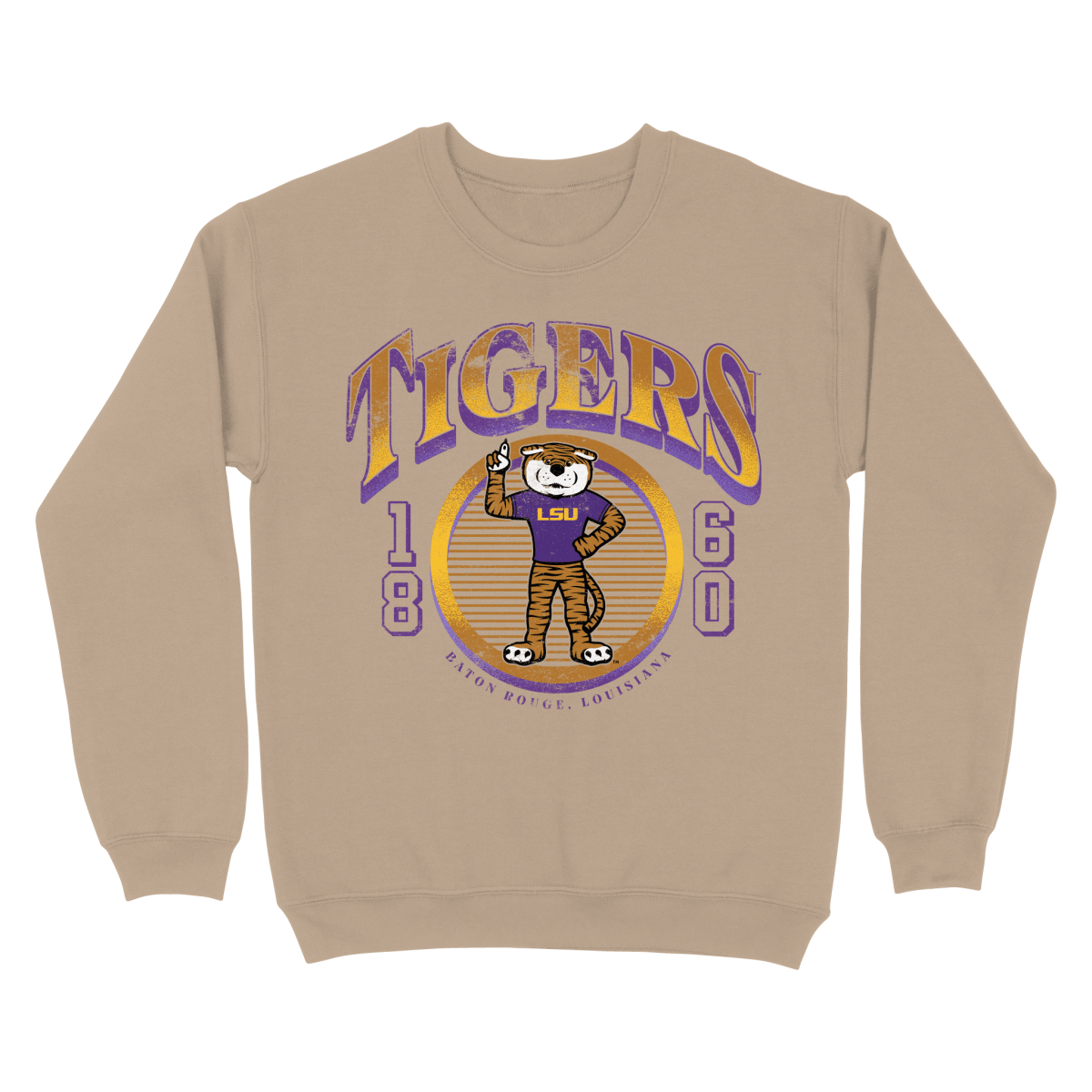 Louisiana State University Classic Mascot Sweatshirt - Shop B-Unlimited