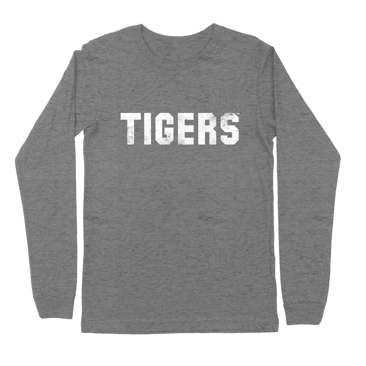 Louisiana State University Distressed Simple Text Long Sleeve T-Shirt - Shop B-Unlimited