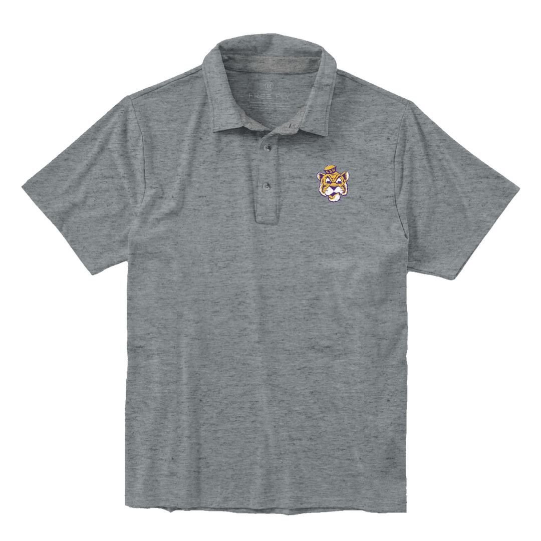 Louisiana State University Free Fly Men's Bamboo Flex Polo - Shop B - Unlimited - men resort