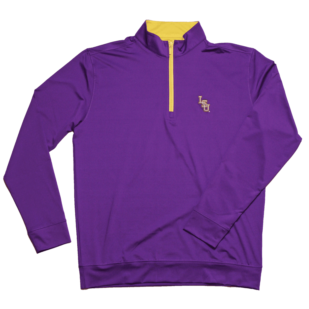 Louisiana State University Horn Legend 1/4 Zip Performance Pullover - Shop B - Unlimited - men outerwear