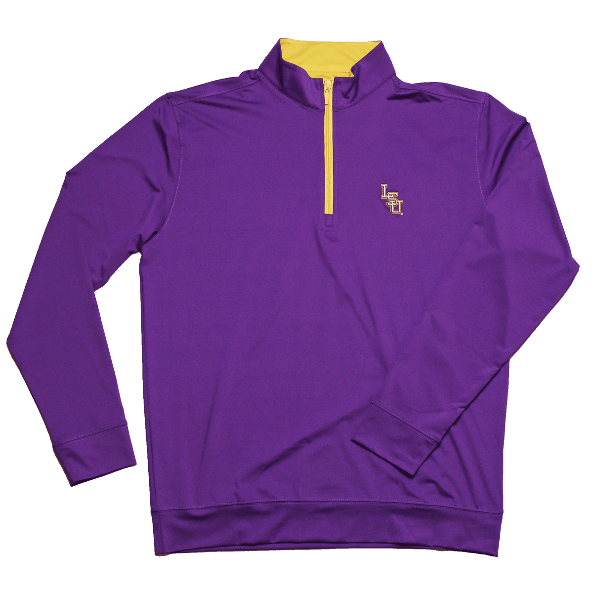 Louisiana State University Horn Legend 1/4 Zip Performance Pullover - Shop B-Unlimited
