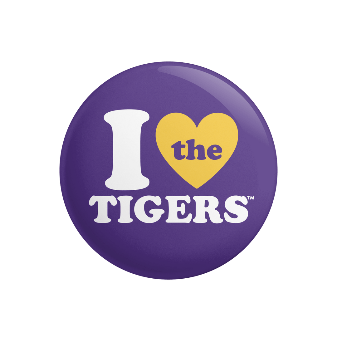 Louisiana State University I heart Button - Shop B - Unlimited - novelty pin
