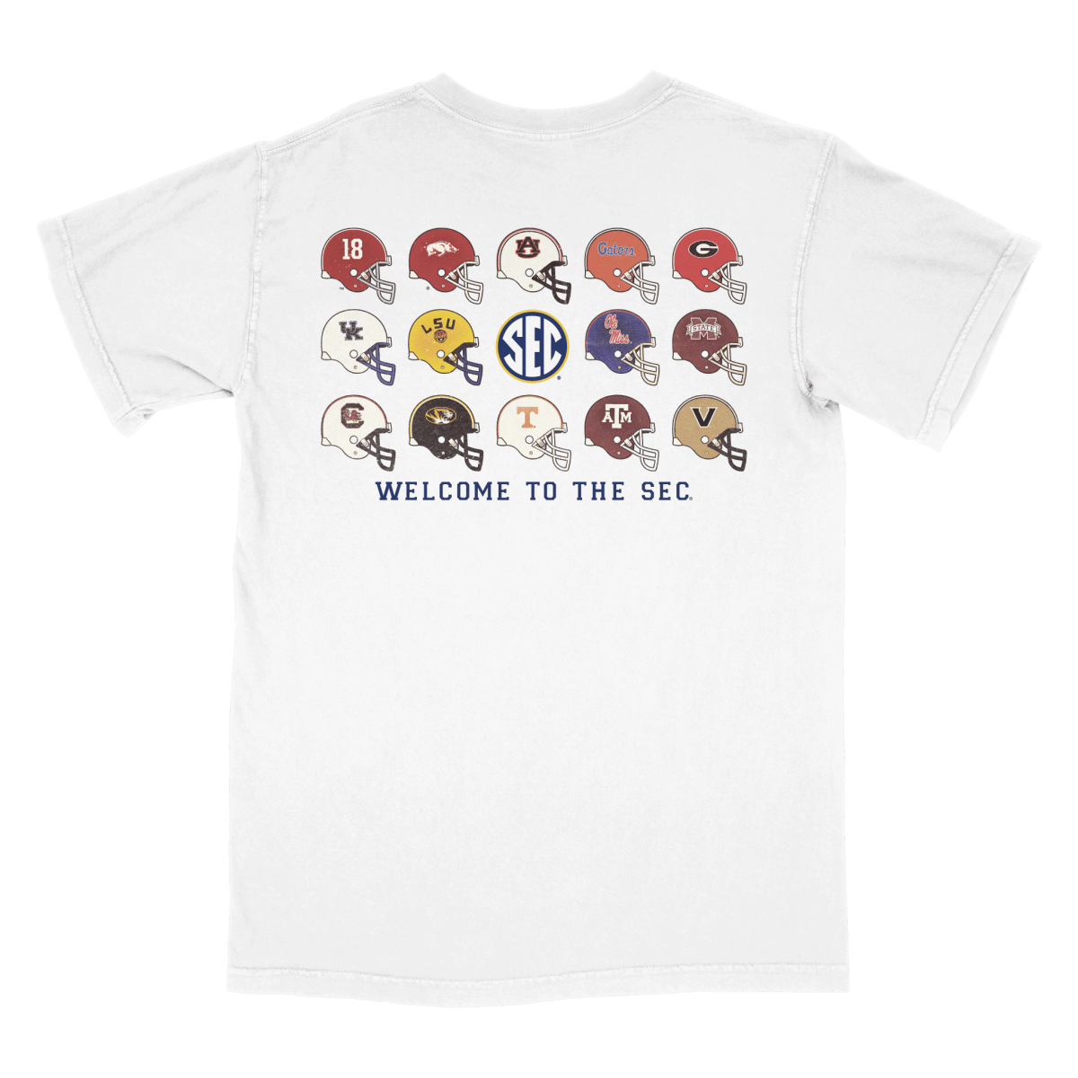 Louisiana State University SEC Helmets T Shirt - Shop B-Unlimited