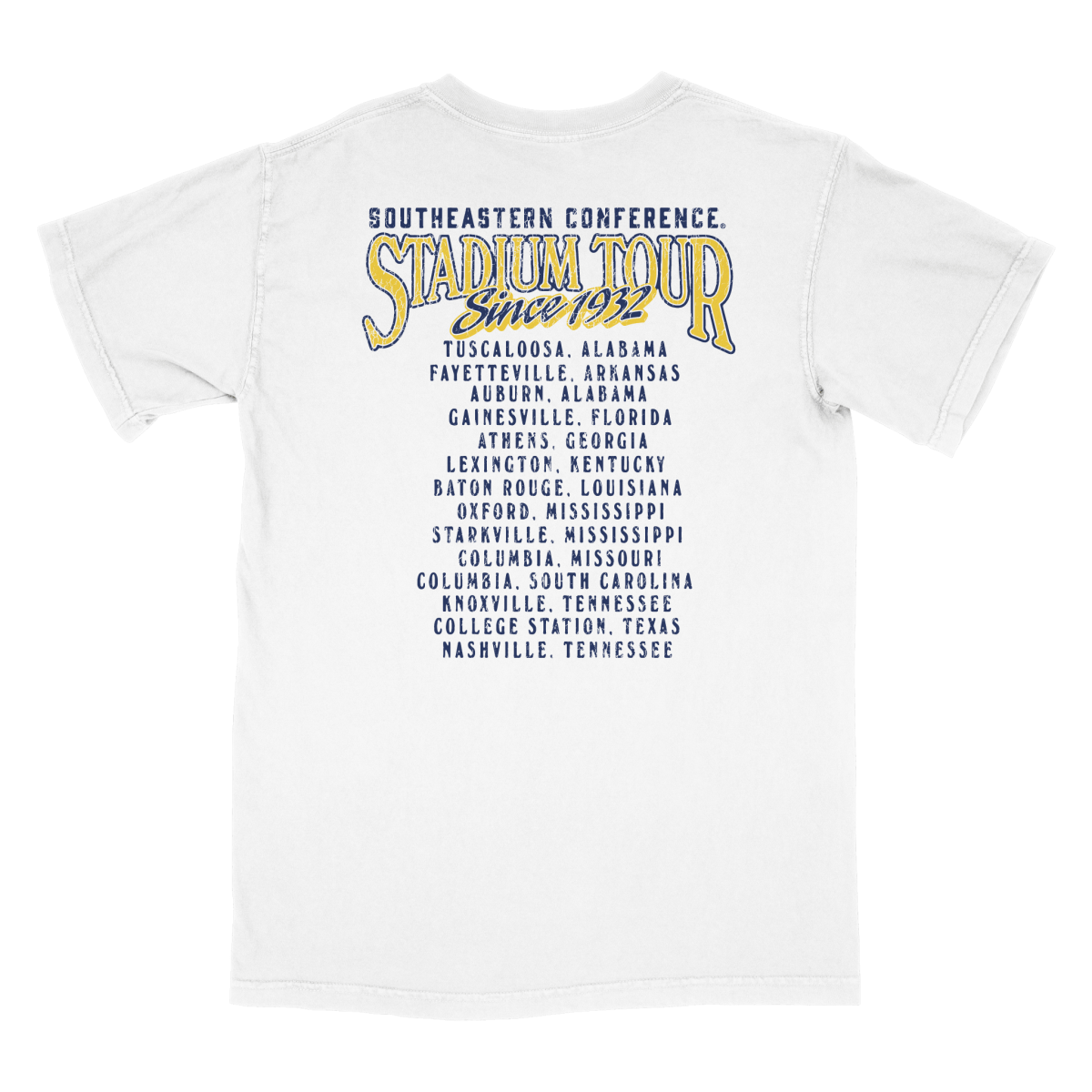 Louisiana State University SEC Stadium Tour T-Shirt - Shop B-Unlimited