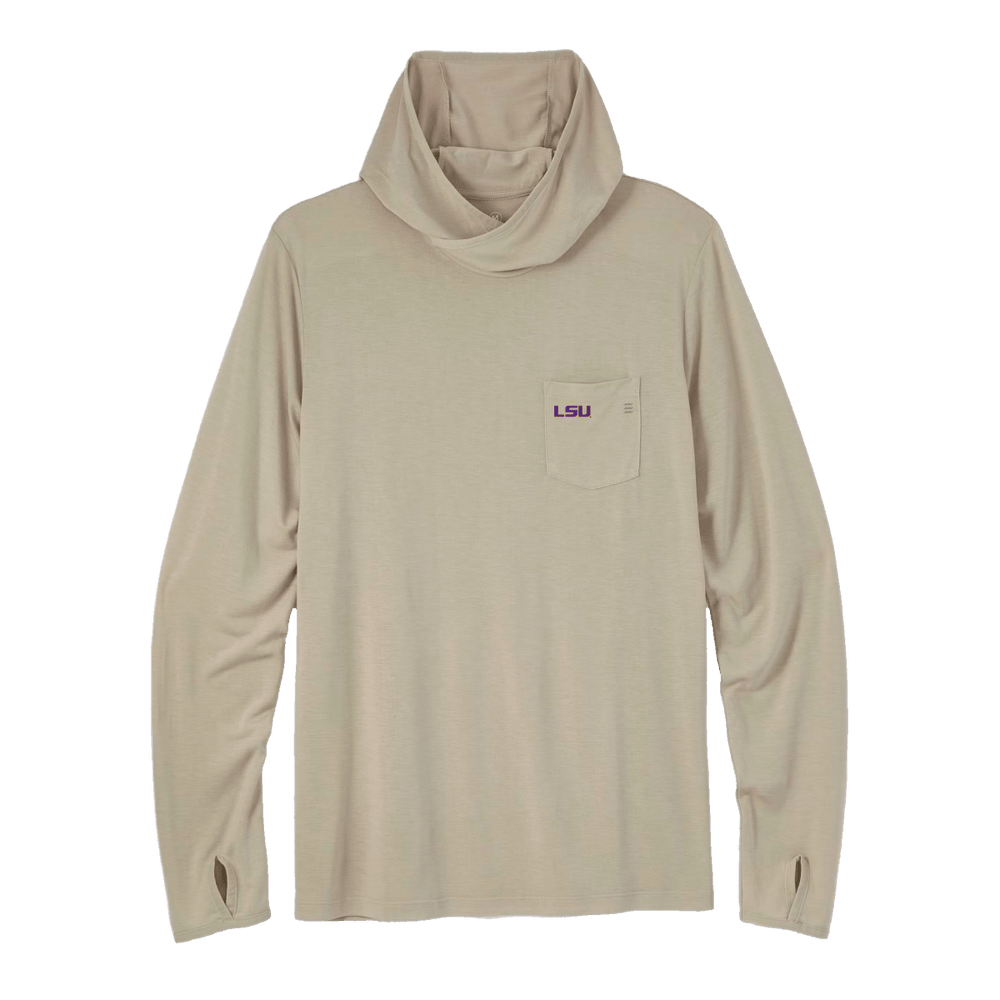Louisiana State University Small Logo Free Fly Men's Bamboo Lightweight Hoody - Shop B - Unlimited - men outerwear