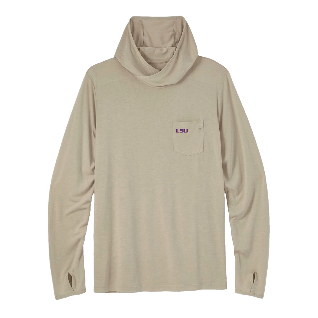 Louisiana State University Small Logo Free Fly Men's Bamboo Lightweight Hoody - Shop B - Unlimited - men outerwear