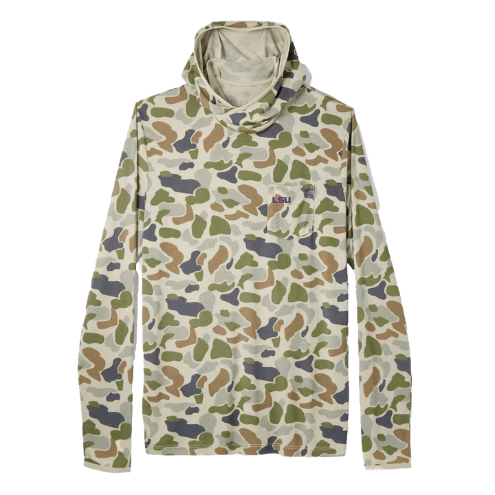 Louisiana State University Small Logo Free Fly Men's Bamboo Lightweight Hoody - Shop B - Unlimited - men outerwear
